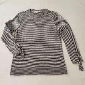 Loft tie sleeve sweater